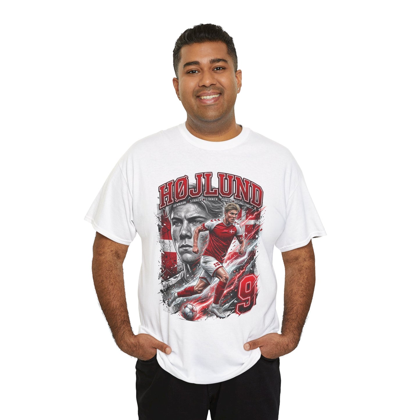 Højlund #9 – Danish Rising Force T-Shirt