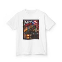 Kids T-Shirt — Puerto Rico Retro Night Street Scene Tee