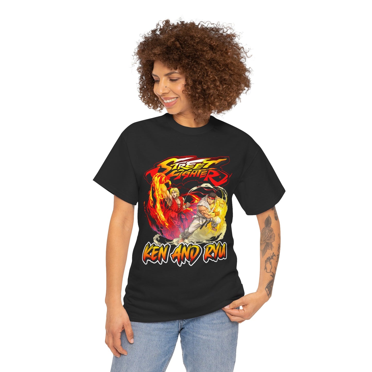 Street Fighter Ken and Ryu Combat T-shirt