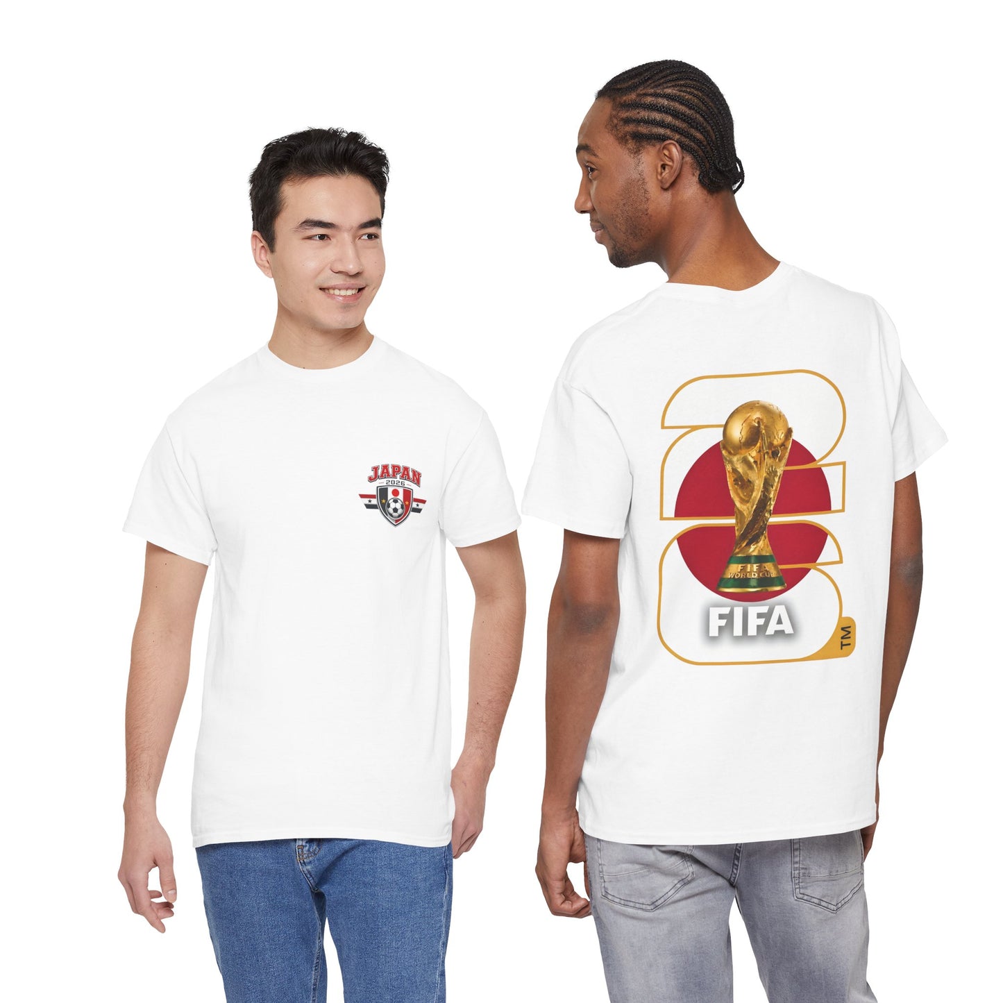 Japan 2026 FIFA World Cup Fan Edition – Front Crest & Championship Back Graphic T‑Shirt