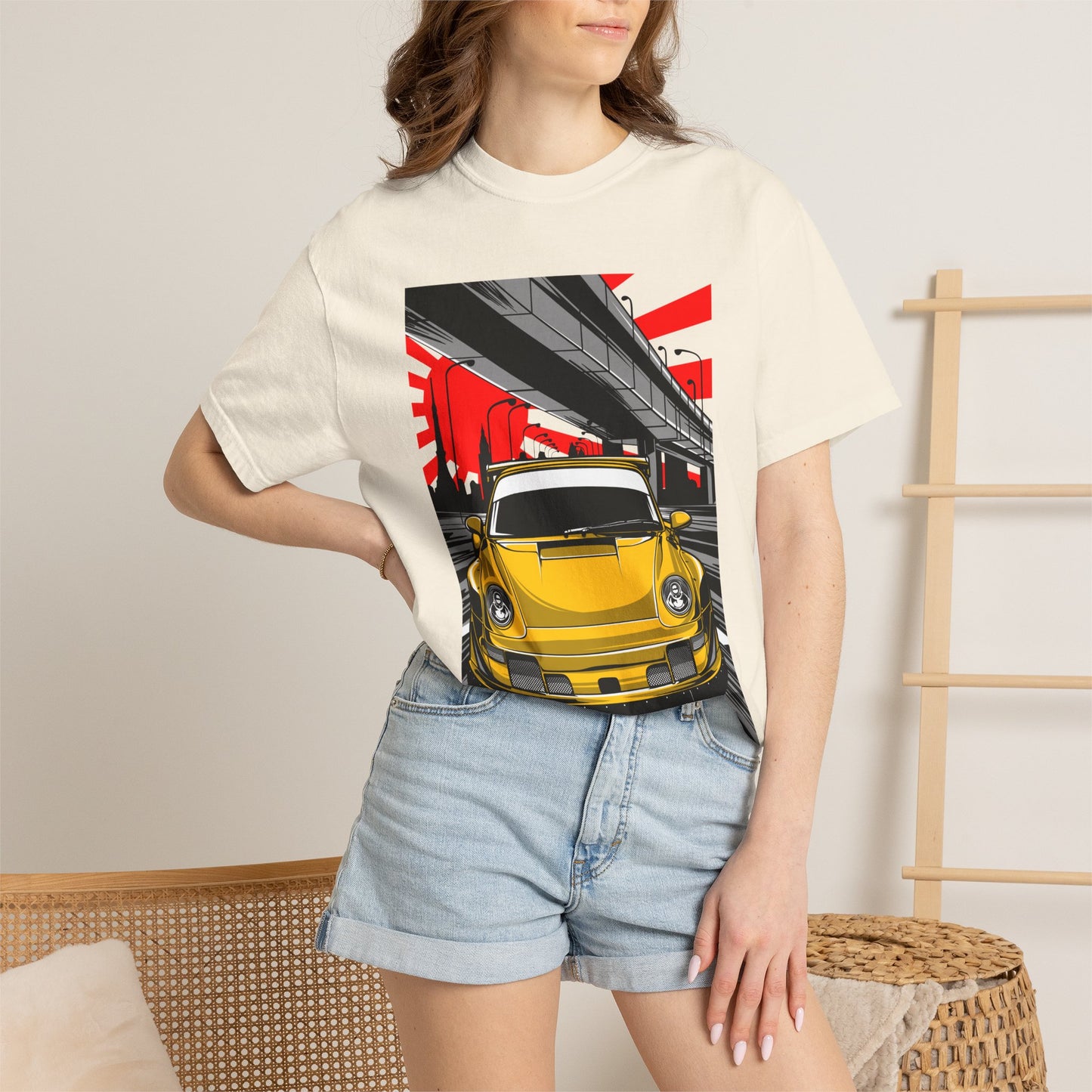 Retro Pop Art Sports CarT-shirt