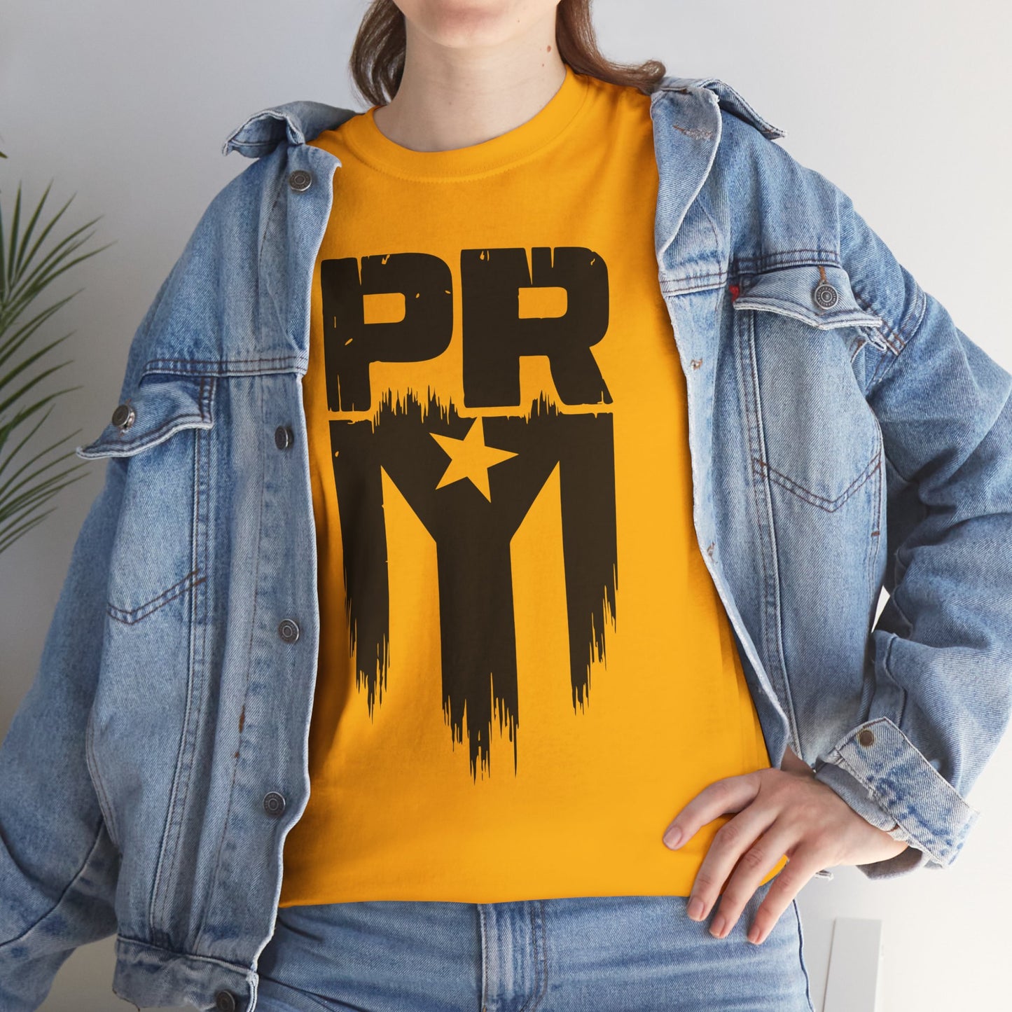 PR Mi Gente Puerto Rico Tee — Bold Black & White Boricua Pride