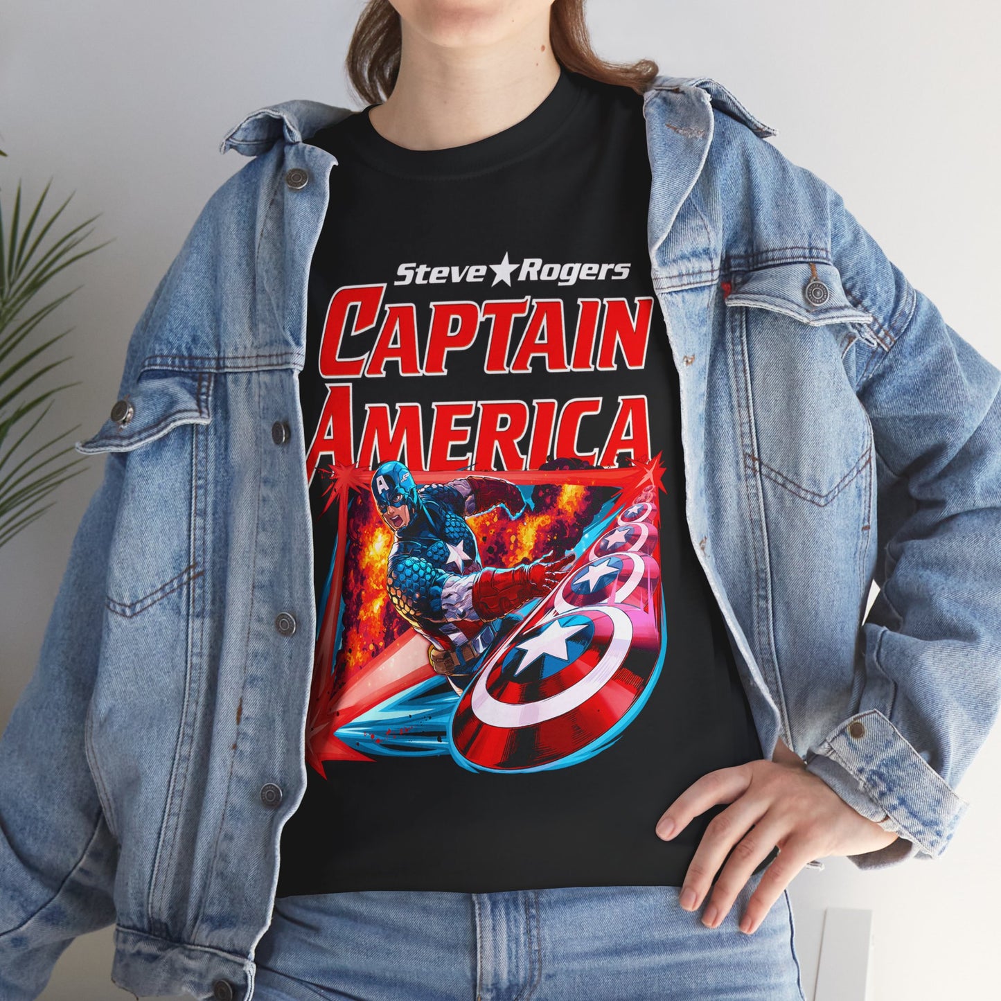 Steve Rogers Captain America T-shirt
