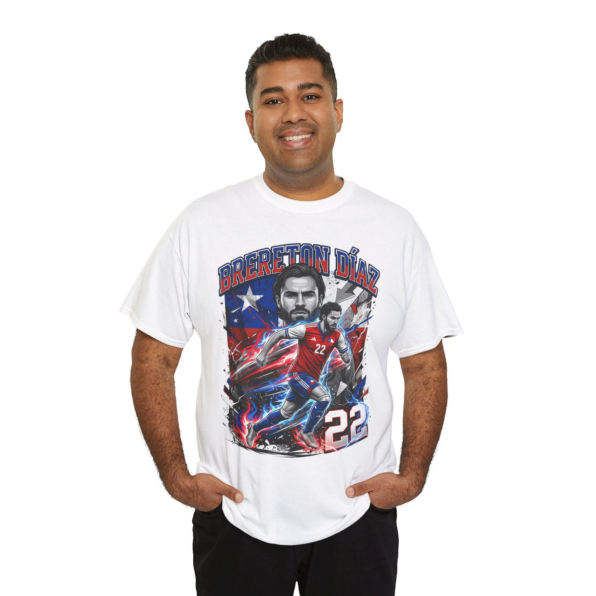 Brereton Díaz #22 – Chilean Warrior T-Shirt