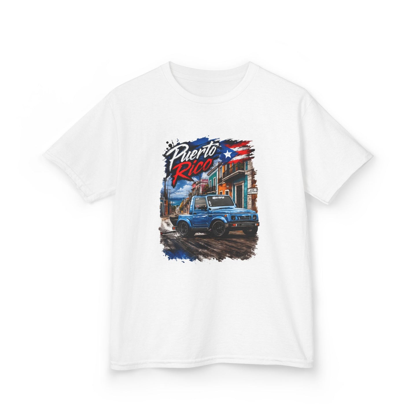 Kids T‑Shirt — Puerto Rico Vintage Suzuki (Puerto Rico & flag)