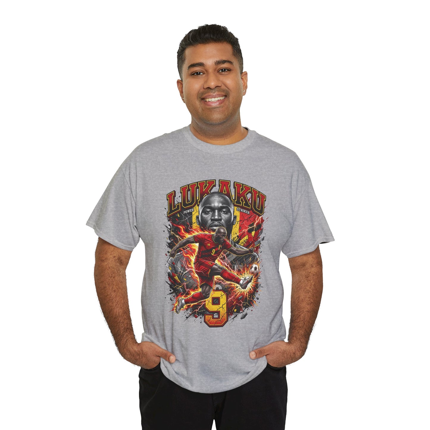 Lukaku #9 – Belgian Powerhouse T-Shirt