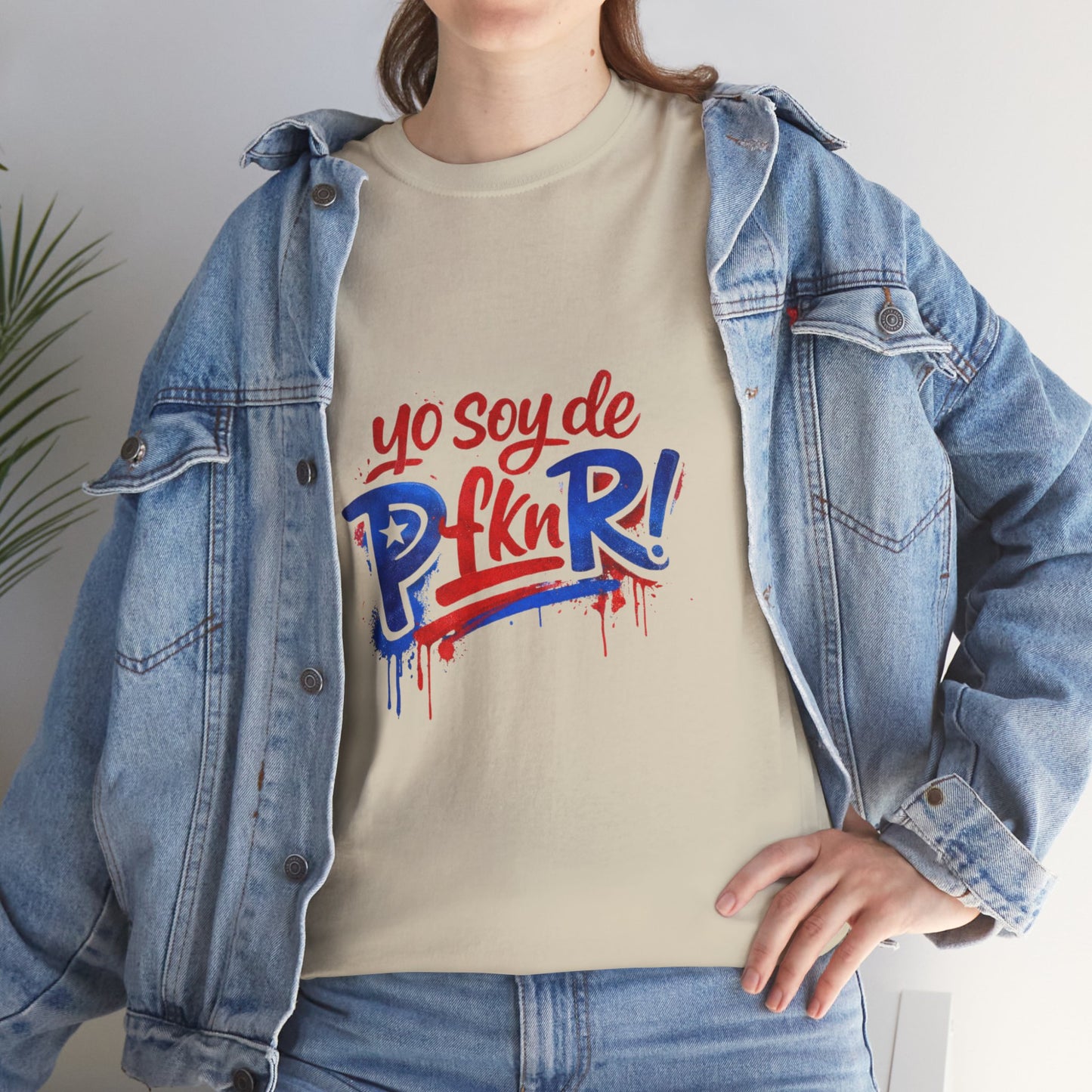 Yo Soy de P fkn R! Puerto Rico Graffiti Tee