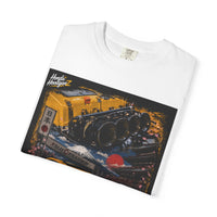 Street Racing Honda Civic T-Shirt — Yellow JDM Car Graphic Tee