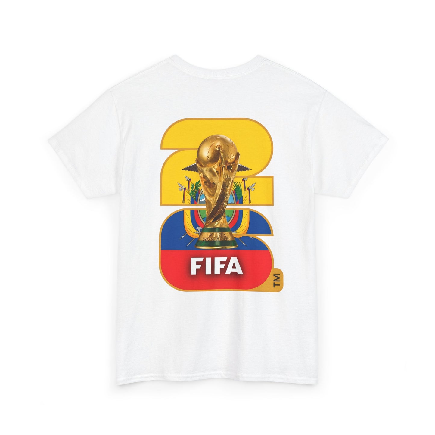 Ecuador 2026 FIFA World Cup Fan Edition – Front Crest & Championship Back Graphic T-Shirt