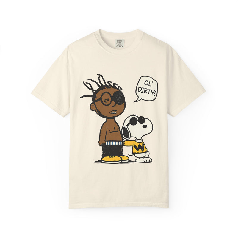 Ol' Dirty Beagle Mashup T-Shirt – Hip-Hop Inspired Cartoon Parody Streetwear Tee