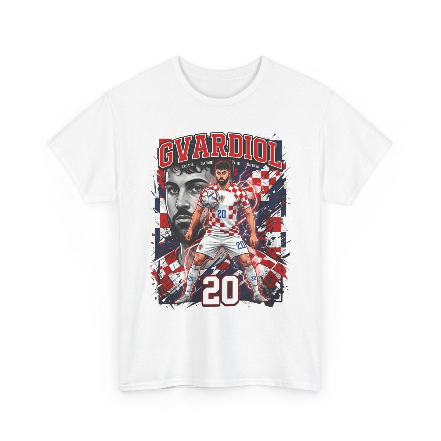 Gvardiol #20 – Croatian Wall T-Shirt