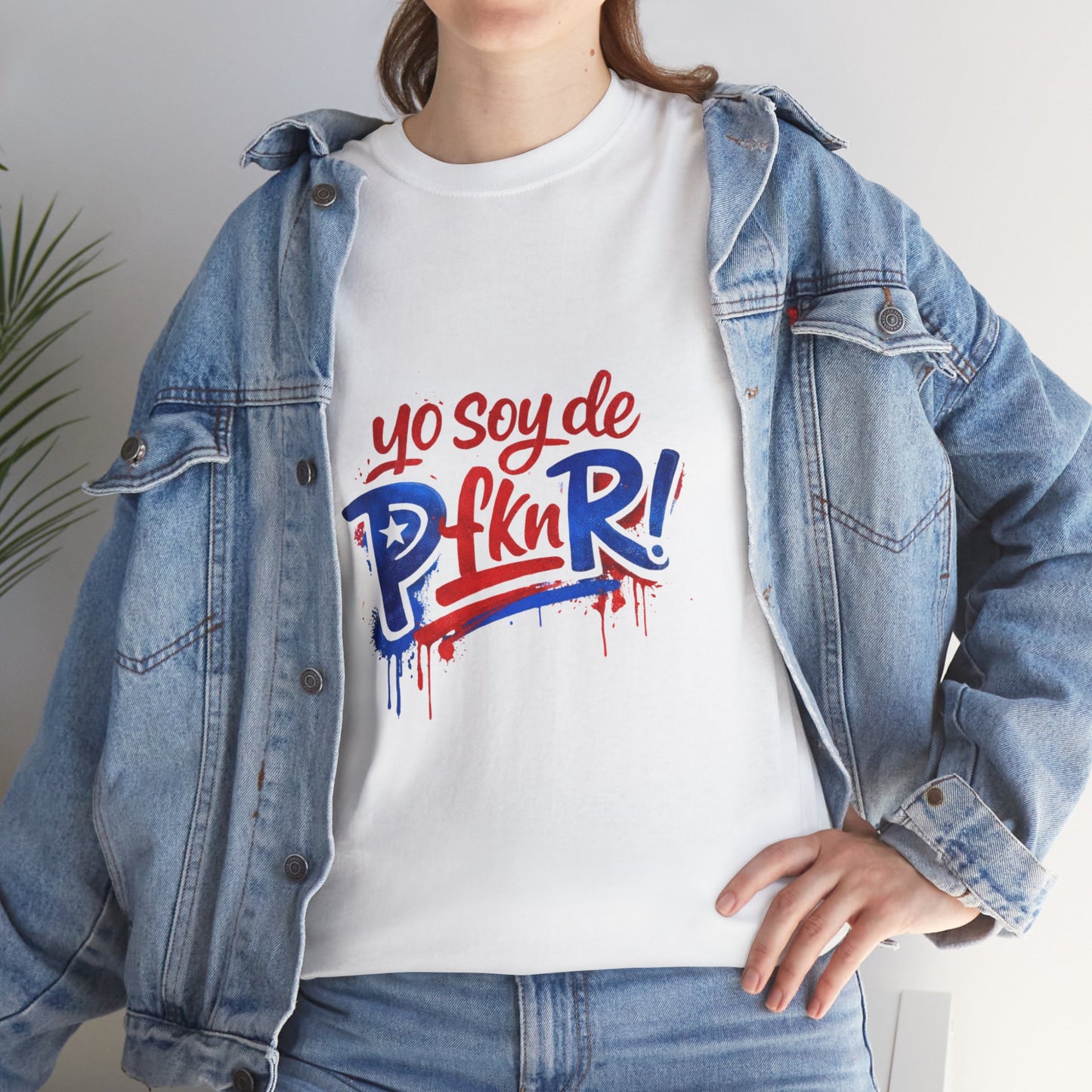 Yo Soy de P fkn R! Puerto Rico Graffiti Tee