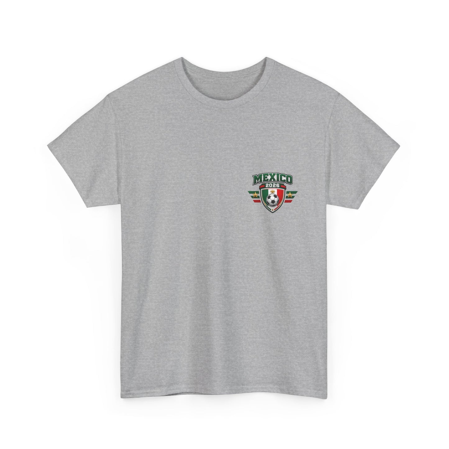 Mexico 2026 FIFA World Cup Fan Edition – Front Crest & Championship Back Graphic T-Shirt