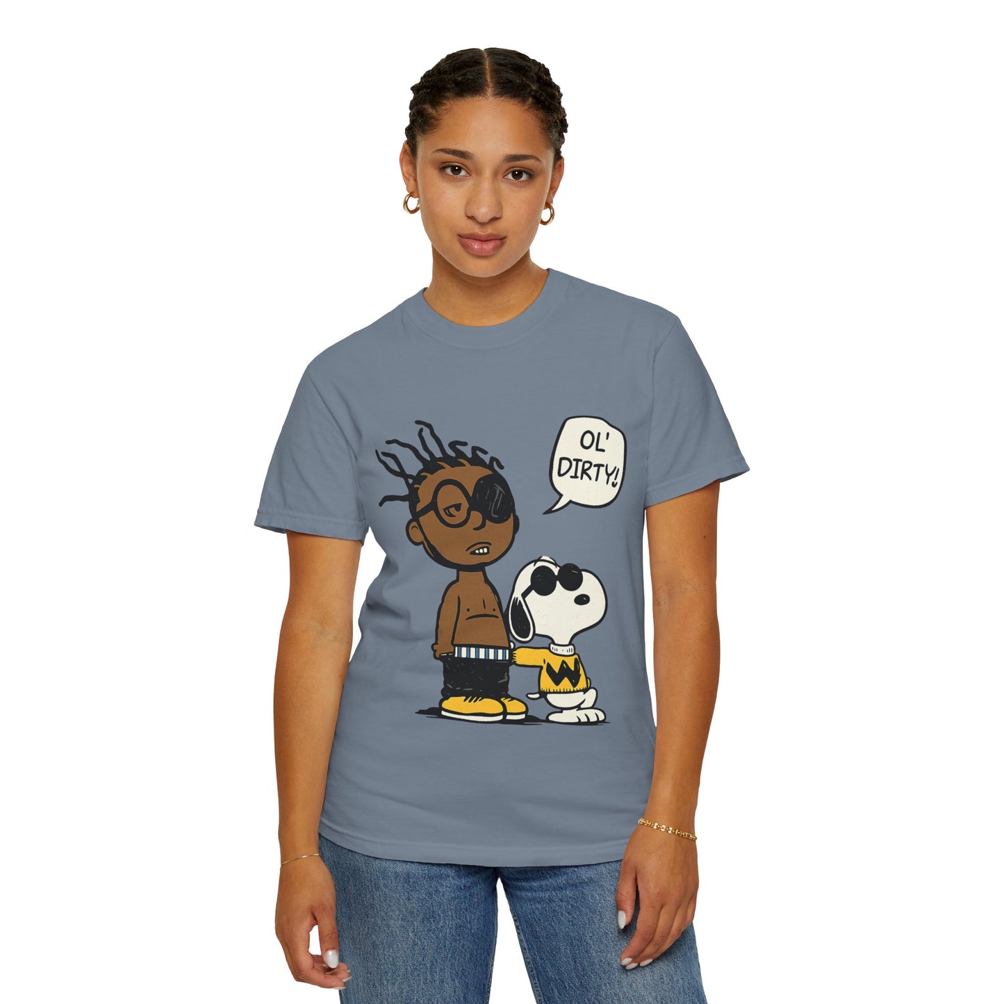 Ol' Dirty Beagle Mashup T-Shirt – Hip-Hop Inspired Cartoon Parody Streetwear Tee
