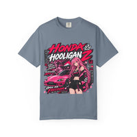 Honda HooliganZ Anime S2K Racing T-Shirt — Pink JDM Car & Girl Streetwear