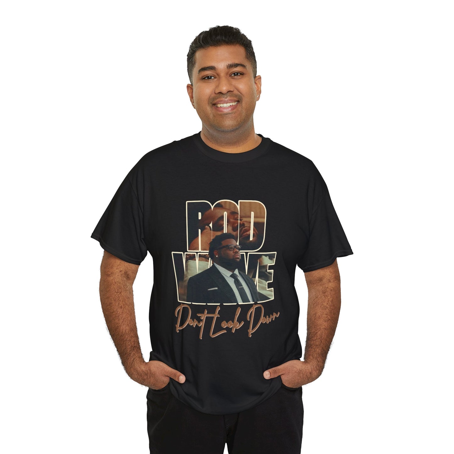 Rod Wave “Don’t Look Down” Vintage Hip-Hop Portrait T-Shirt Design