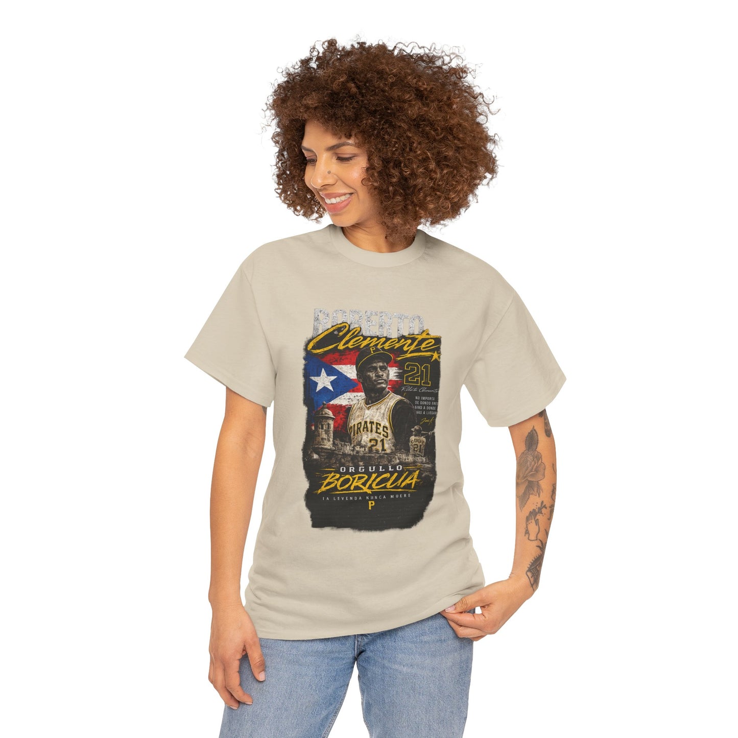 Roberto Clemente Puerto Rico Tribute T-Shirt