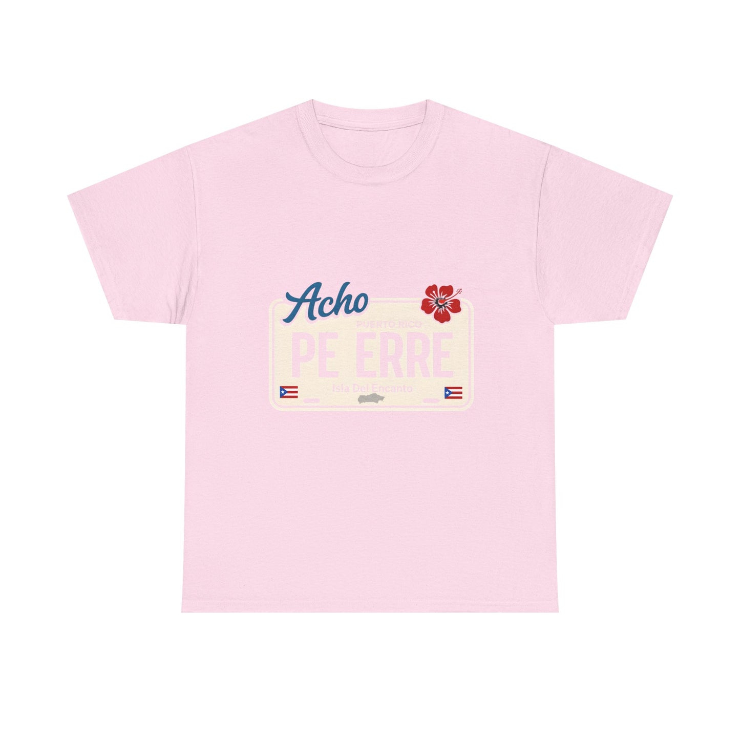 Acho PE ERRE Puerto Rico License Plate Tee — Isla Del Encanto Pride Shirt