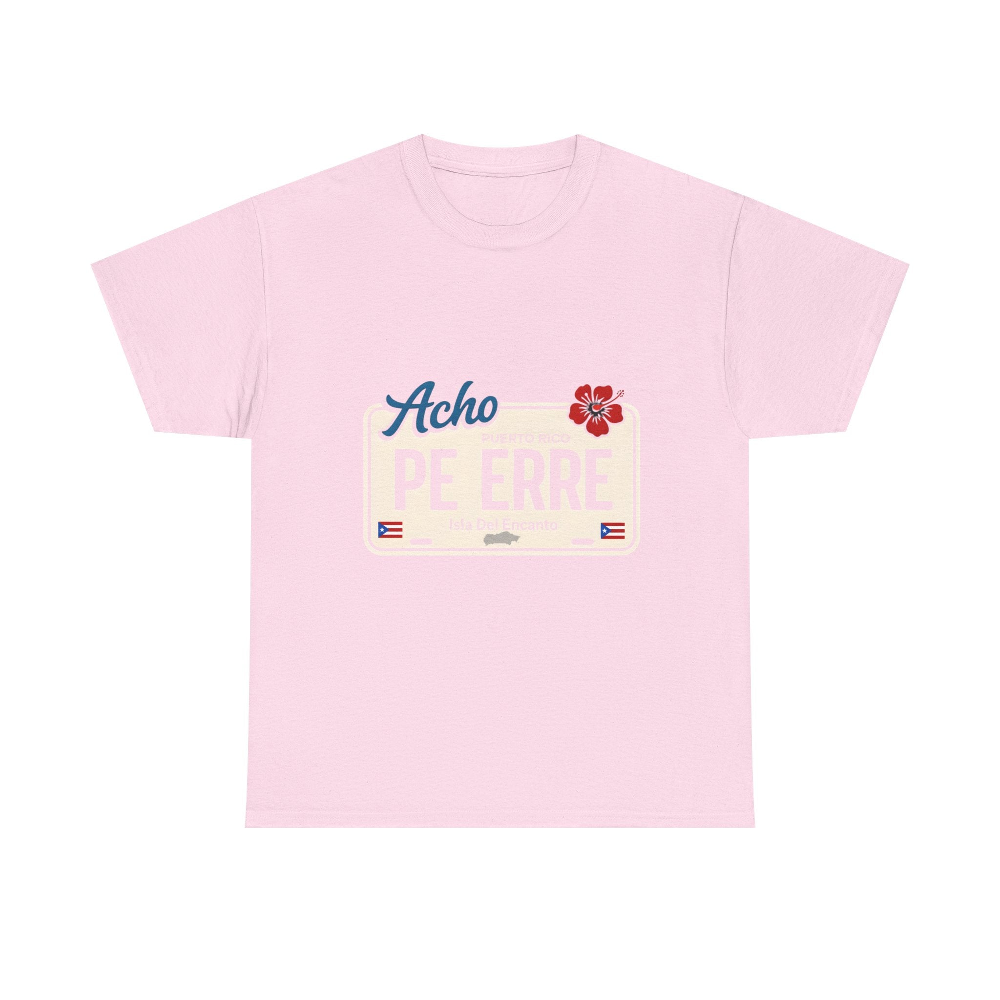 Acho PE ERRE Puerto Rico License Plate Tee — Isla Del Encanto Pride Shirt