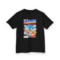 Kids Tee — 'Blue Blur Adventures' Retro Comic Graphic Shirt