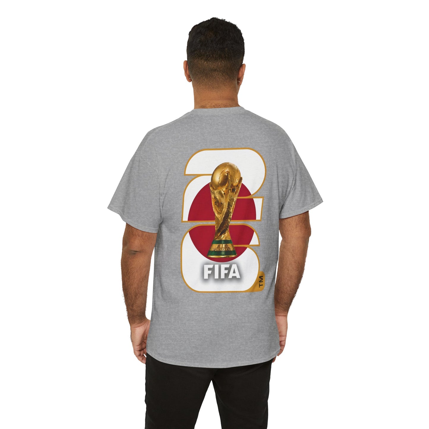 Japan 2026 FIFA World Cup Fan Edition – Front Crest & Championship Back Graphic T‑Shirt