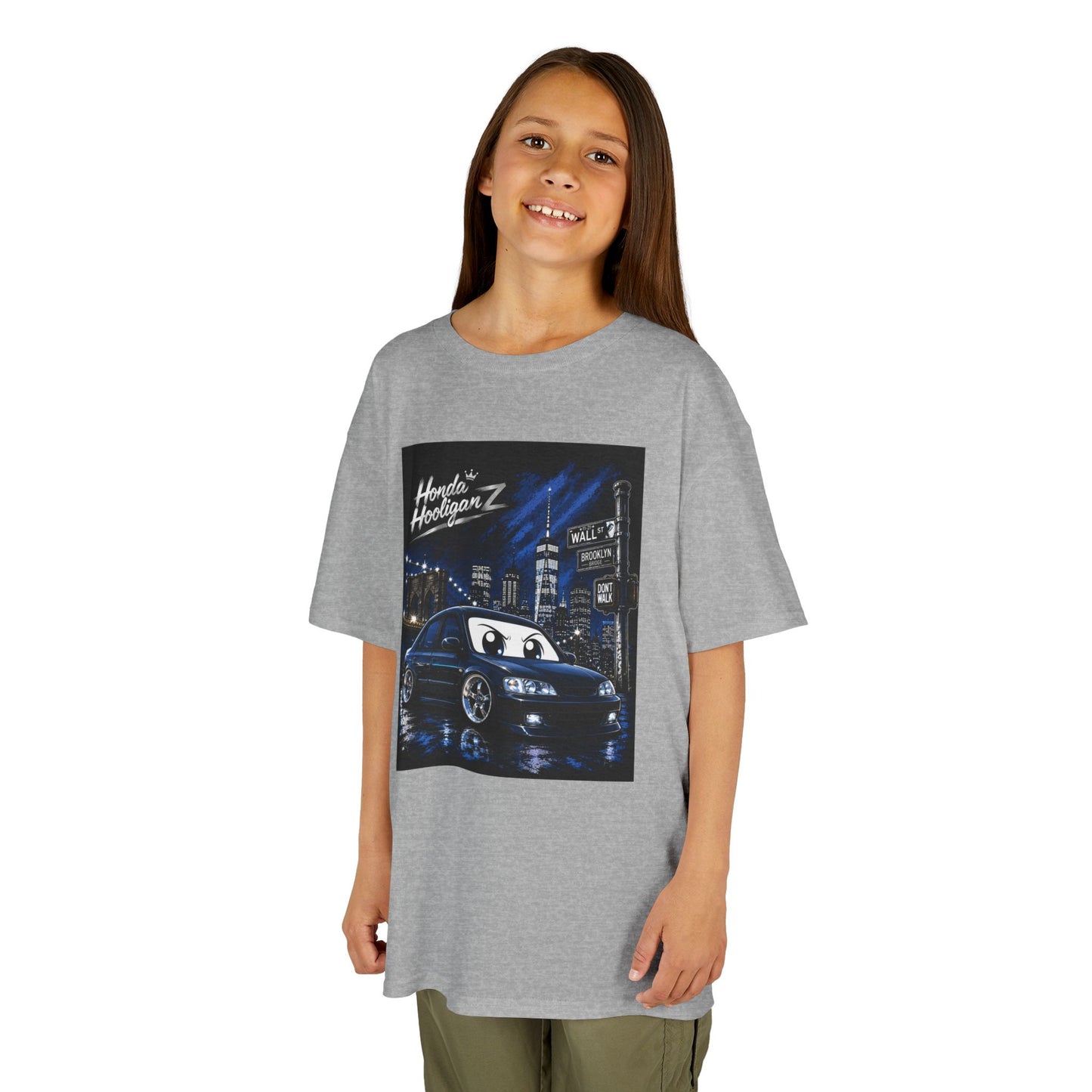 Kids Racing Car Tee — Night City „Hoonin' NightrunZ" Graphic Shirt