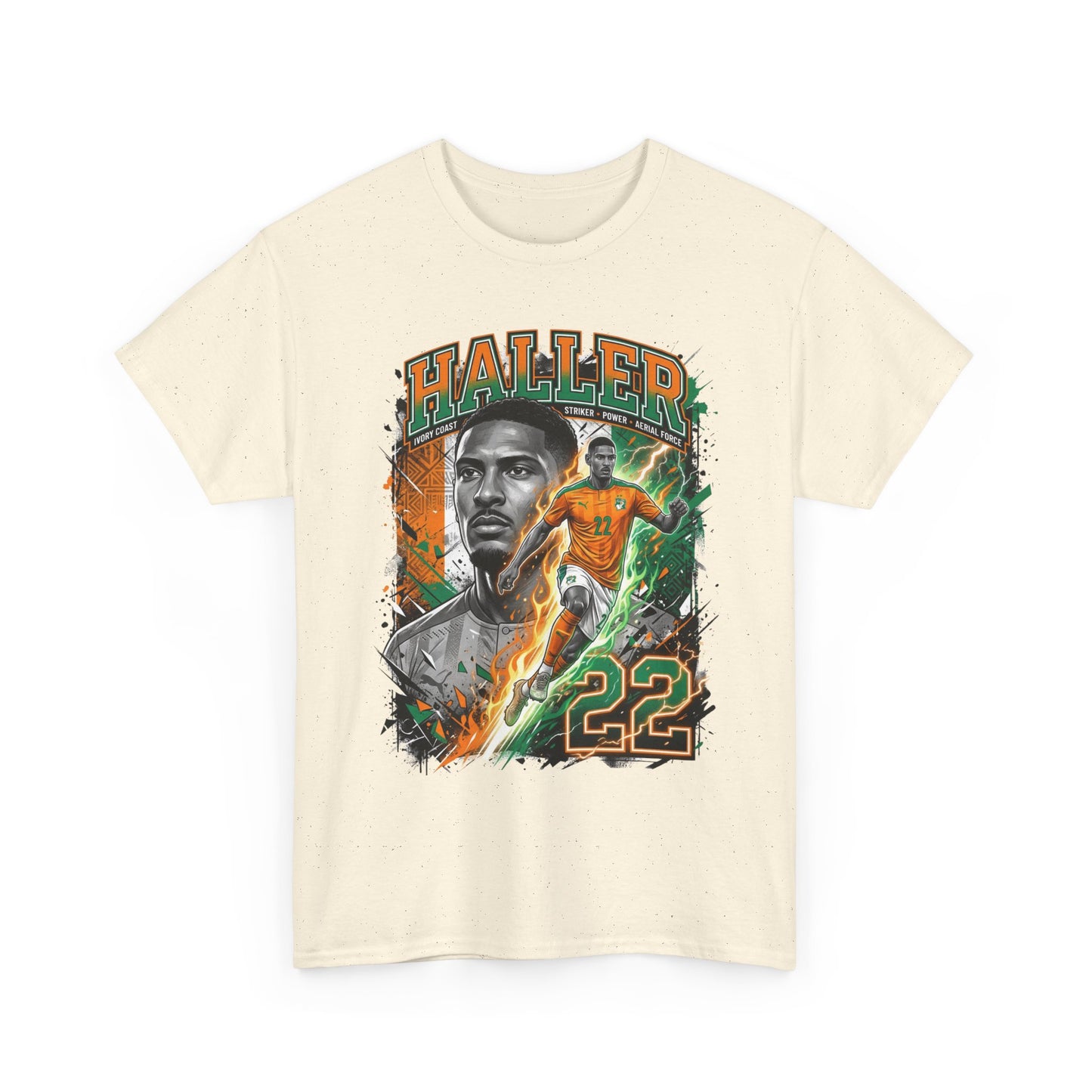 Haller #22 – Ivory Coast Power Striker T-Shirt