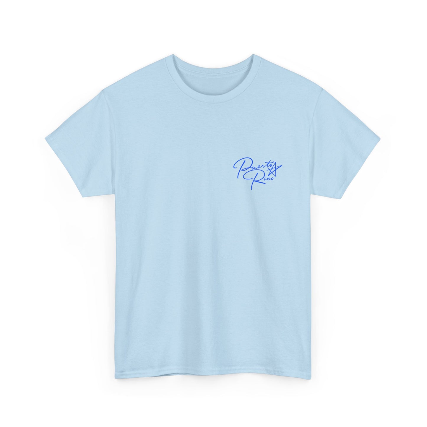 Puerto Rico Streets Tee — Handwritten Logo & Old San Juan Back Illustration