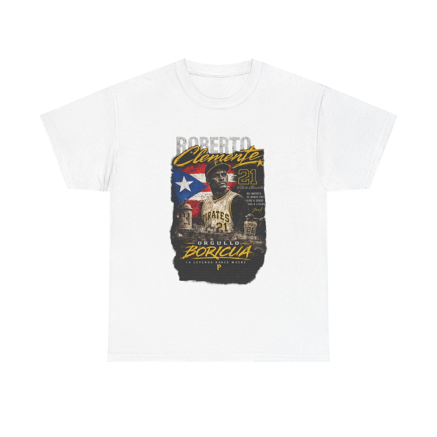Roberto Clemente Puerto Rico Tribute T-Shirt