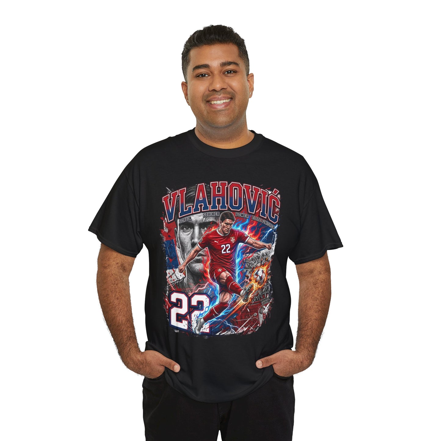 Vlahović #22 – Serbia Elite Finisher T-Shirt