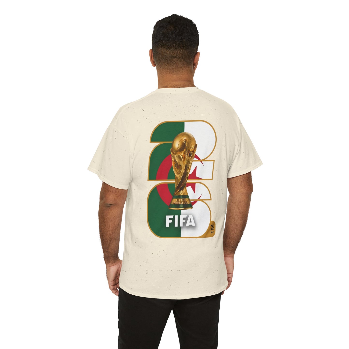 Algeria 2026 FIFA World Cup Fan Edition – Front Crest & Championship Back Graphic T-Shirt
