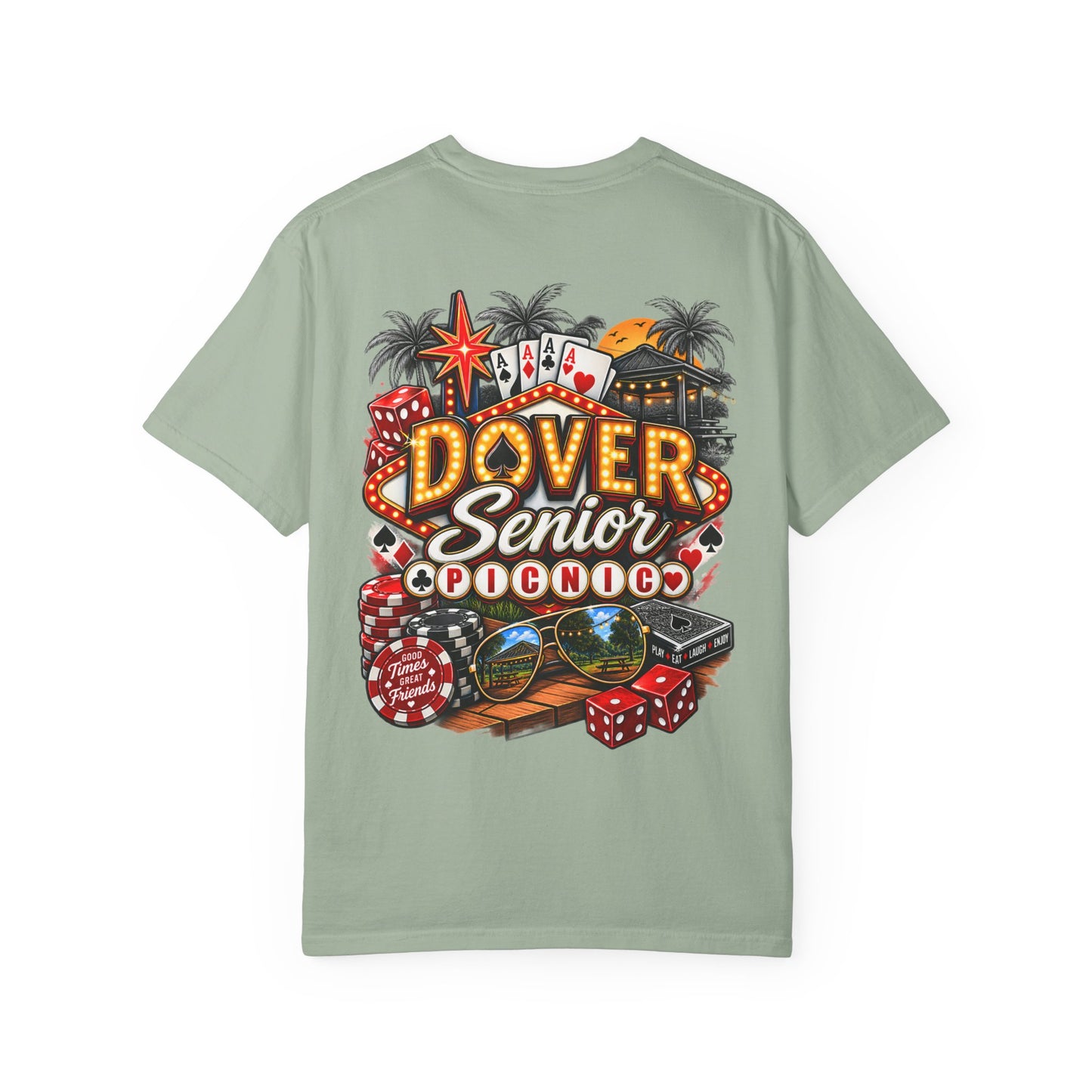 Dover Senior Picnic – Vegas Nights Casino-Inspired Event T-Shirt