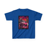 Kids Tee — Neon Tokyo Drag Graphic ("Tokyo")