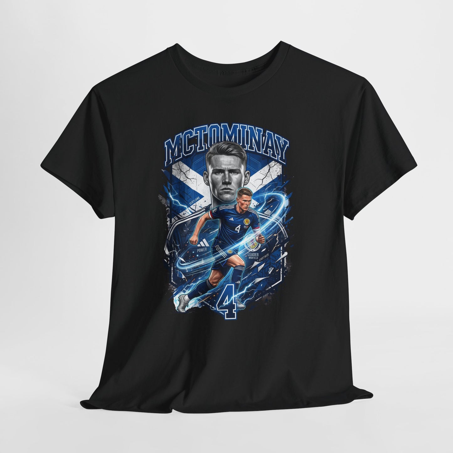 McTominay #4 – Scotland Midfield Warrior T-Shirt