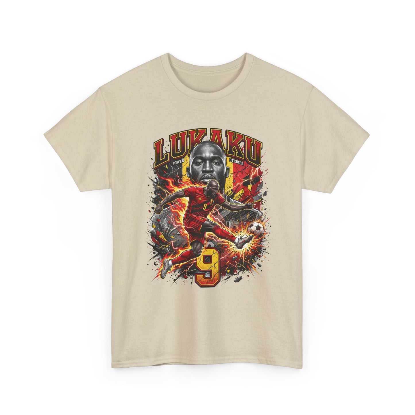 Lukaku #9 – Belgian Powerhouse T-Shirt