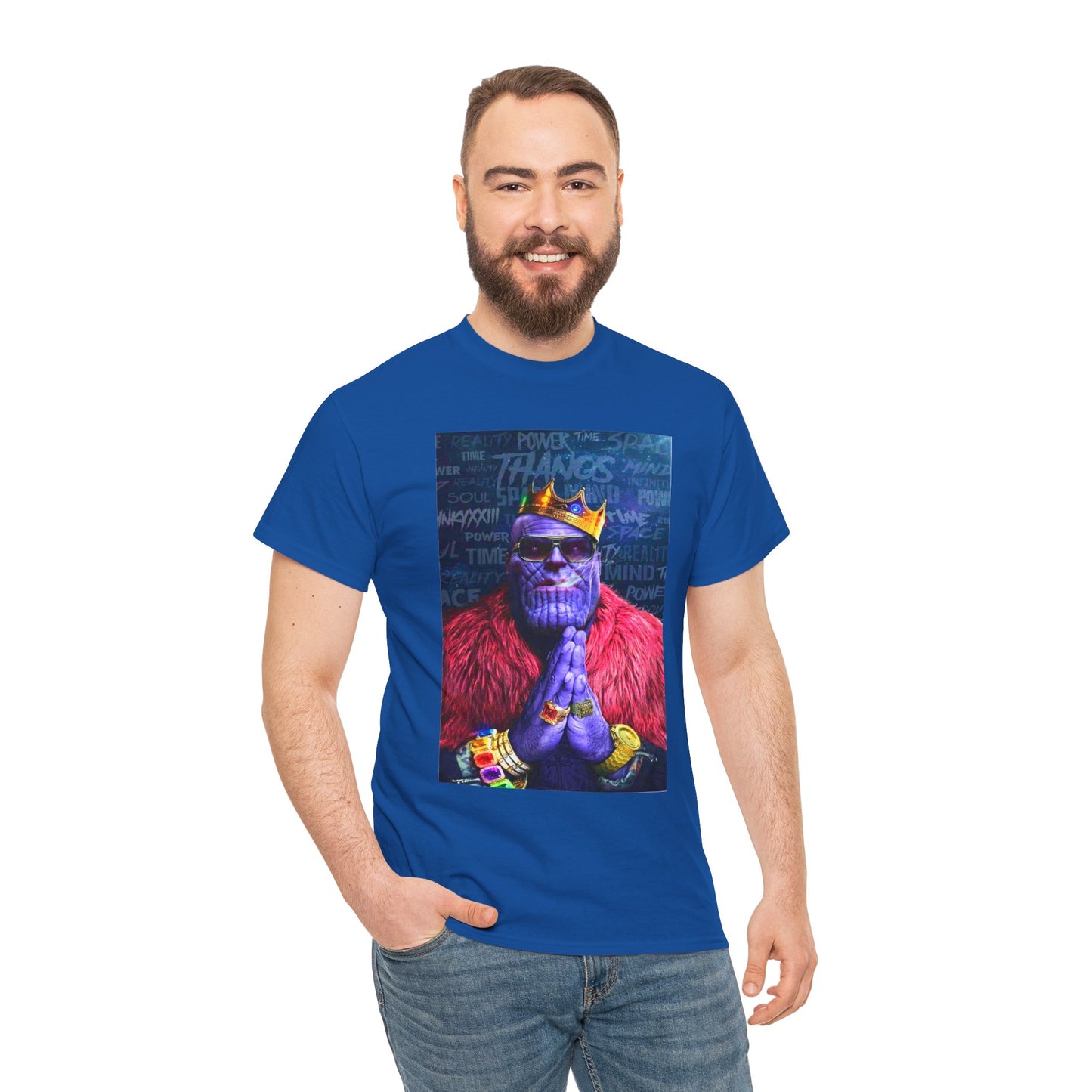 Thanos King Portrait T-Shirt — Urban Pop Art Graphic Tee
