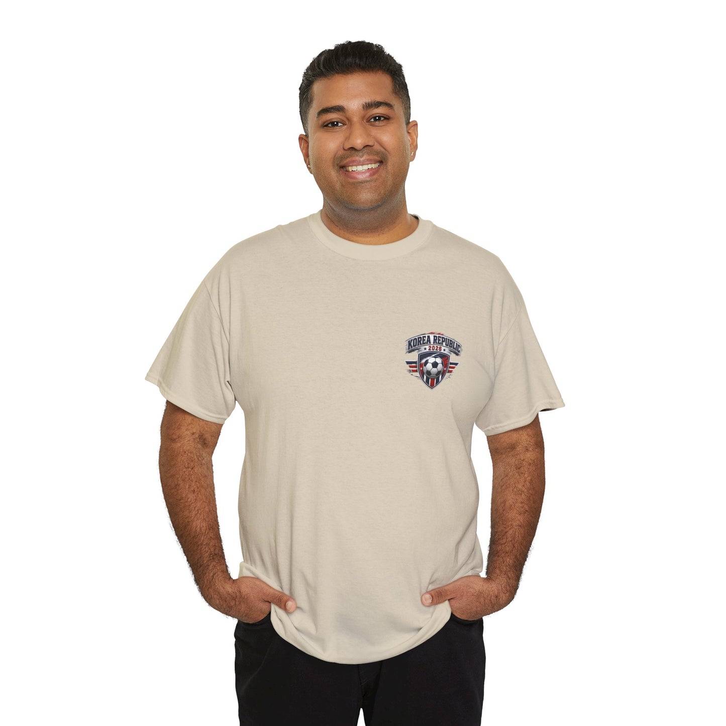 South Korea 2026 FIFA World Cup Fan Edition – Front Crest & Championship Back Graphic T-Shirt