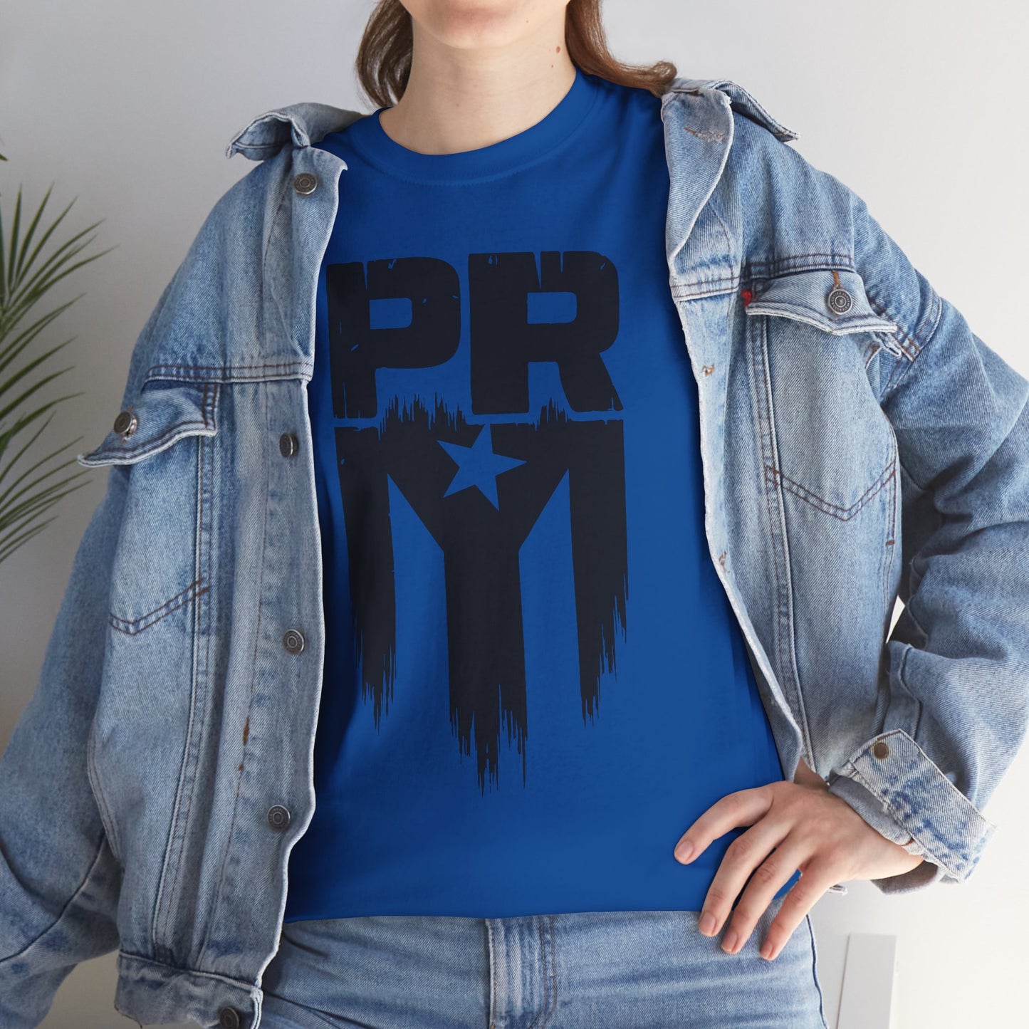 PR Mi Gente Puerto Rico Tee — Bold Black & White Boricua Pride