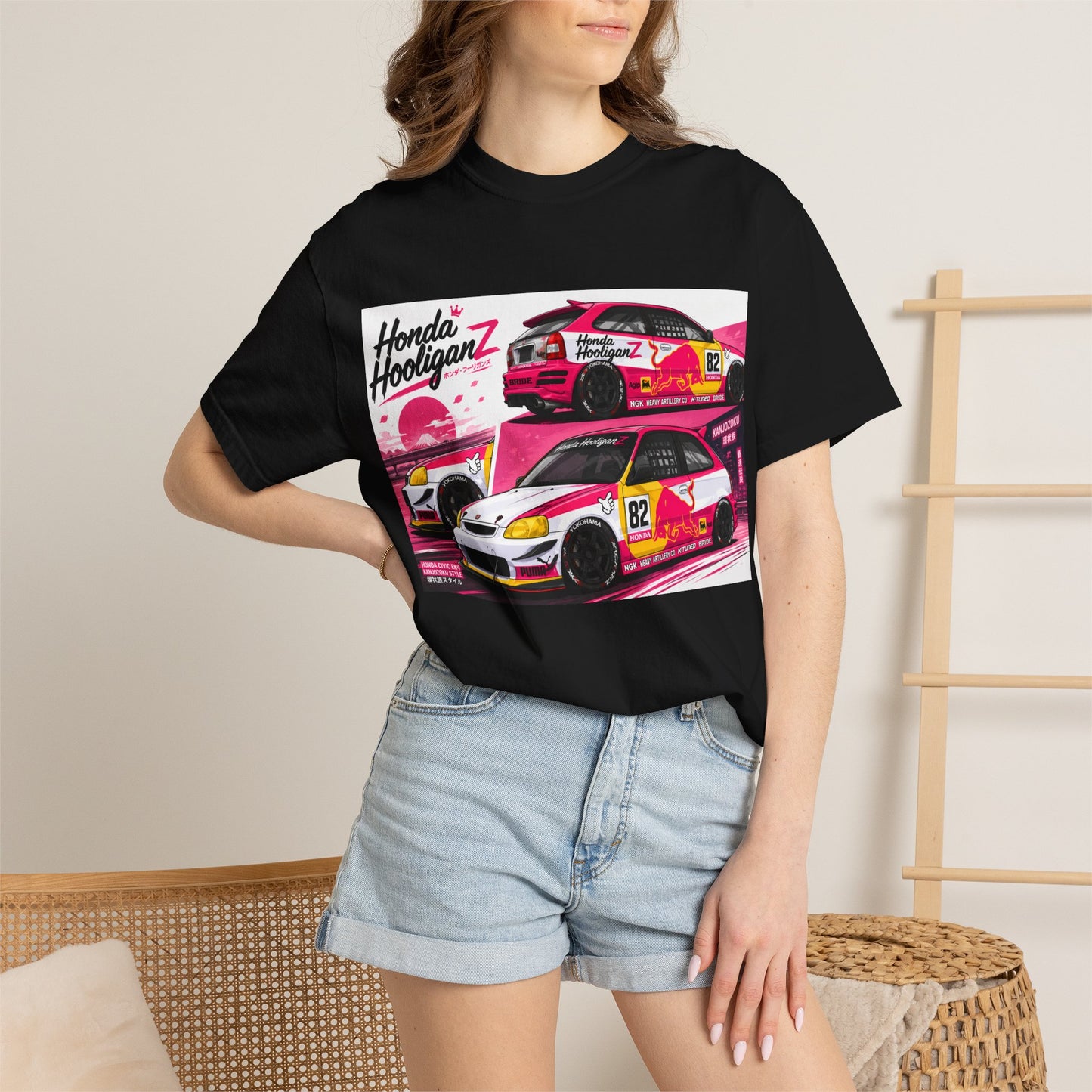 Honda HooliganZ: Pink Rush Kanjo Edition T-Shirt