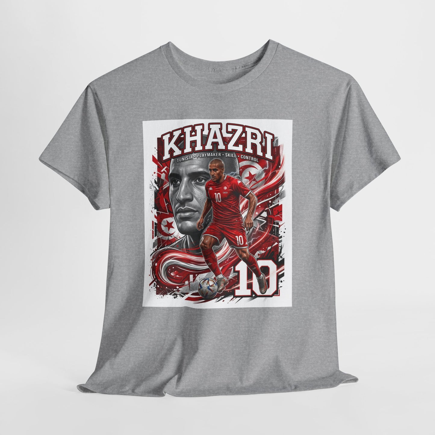 Khazri #10 – Tunisia’s Master Playmaker T-Shirt