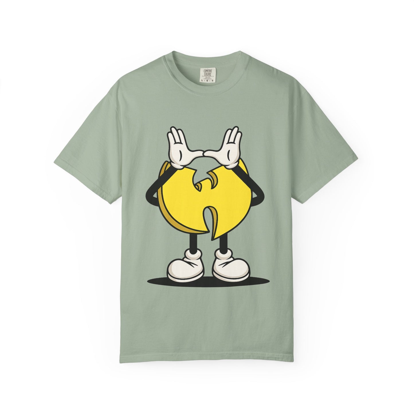 Wu-Tang Clan Inspired Cartoon "W" Hand Sign Graphic Tee