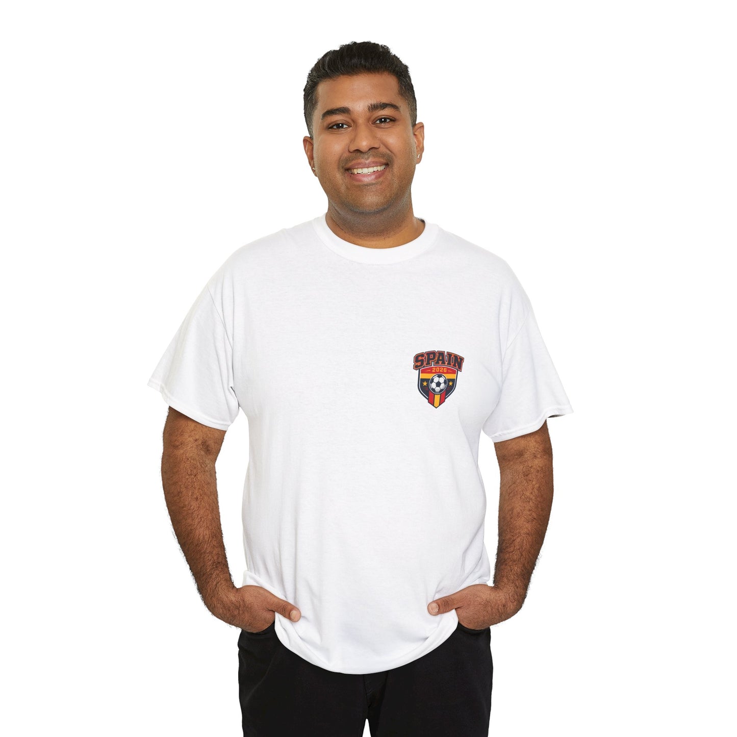 Spain 2026 FIFA World Cup Fan Edition – Front Crest & Championship Back Graphic T-Shirt