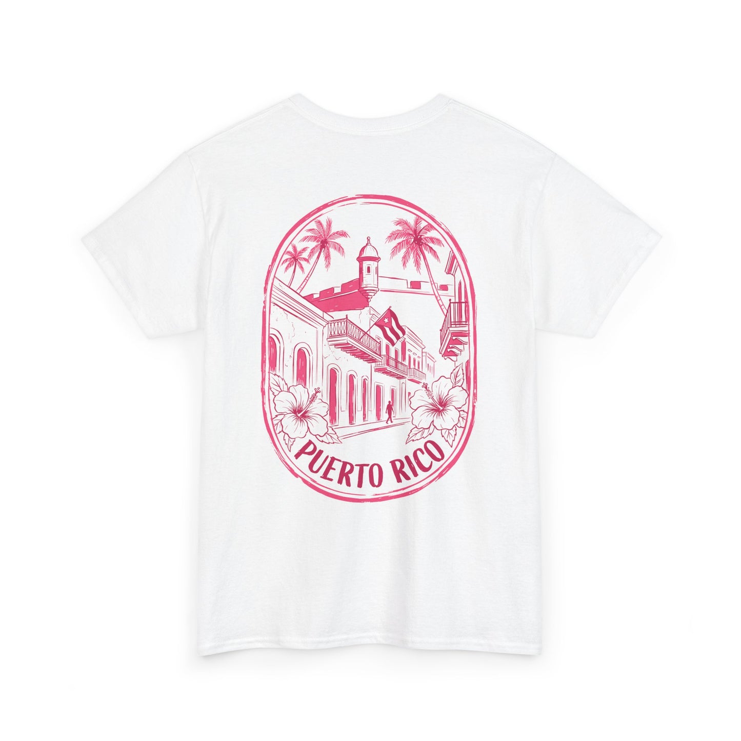 Puerto Rico Hibiscus T-Shirt — Vintage San Juan Beach Tee