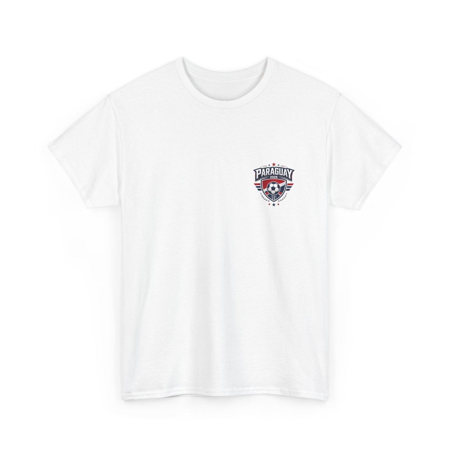 Paraguay 2026 FIFA World Cup Fan Edition – Front Crest & Championship Back Graphic T-Shirt