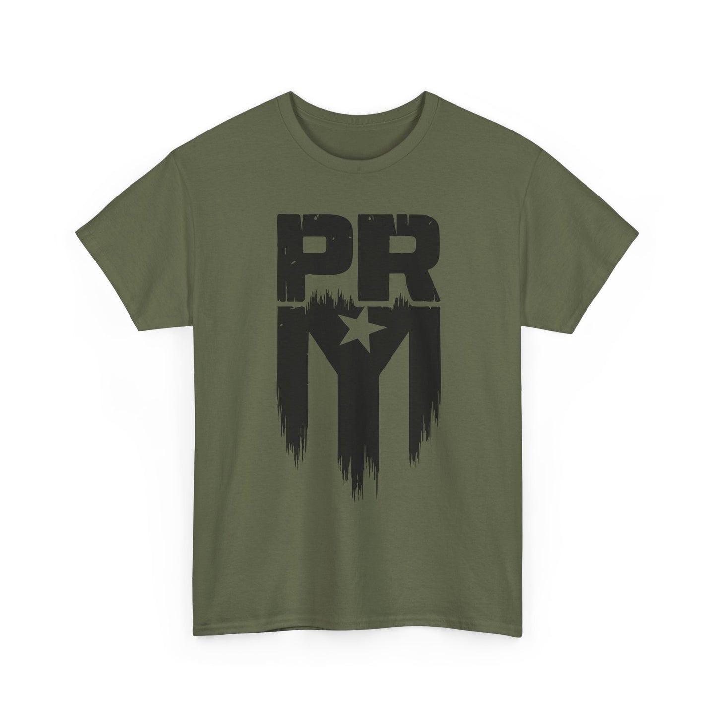 PR Mi Gente Puerto Rico Tee — Bold Black & White Boricua Pride