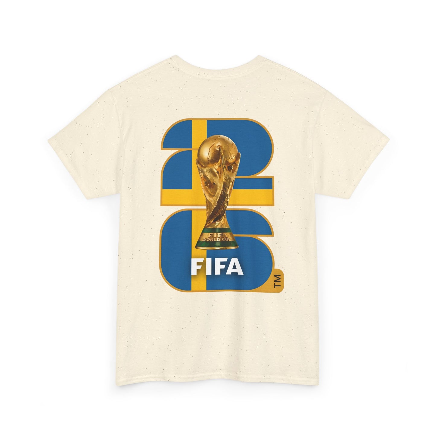 Sweden 2026 FIFA World Cup Fan Edition – Front Crest & Championship Back Graphic T-Shirt