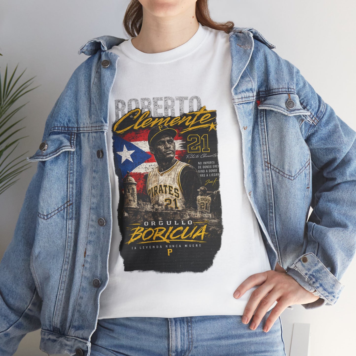 Roberto Clemente Puerto Rico Tribute T-Shirt