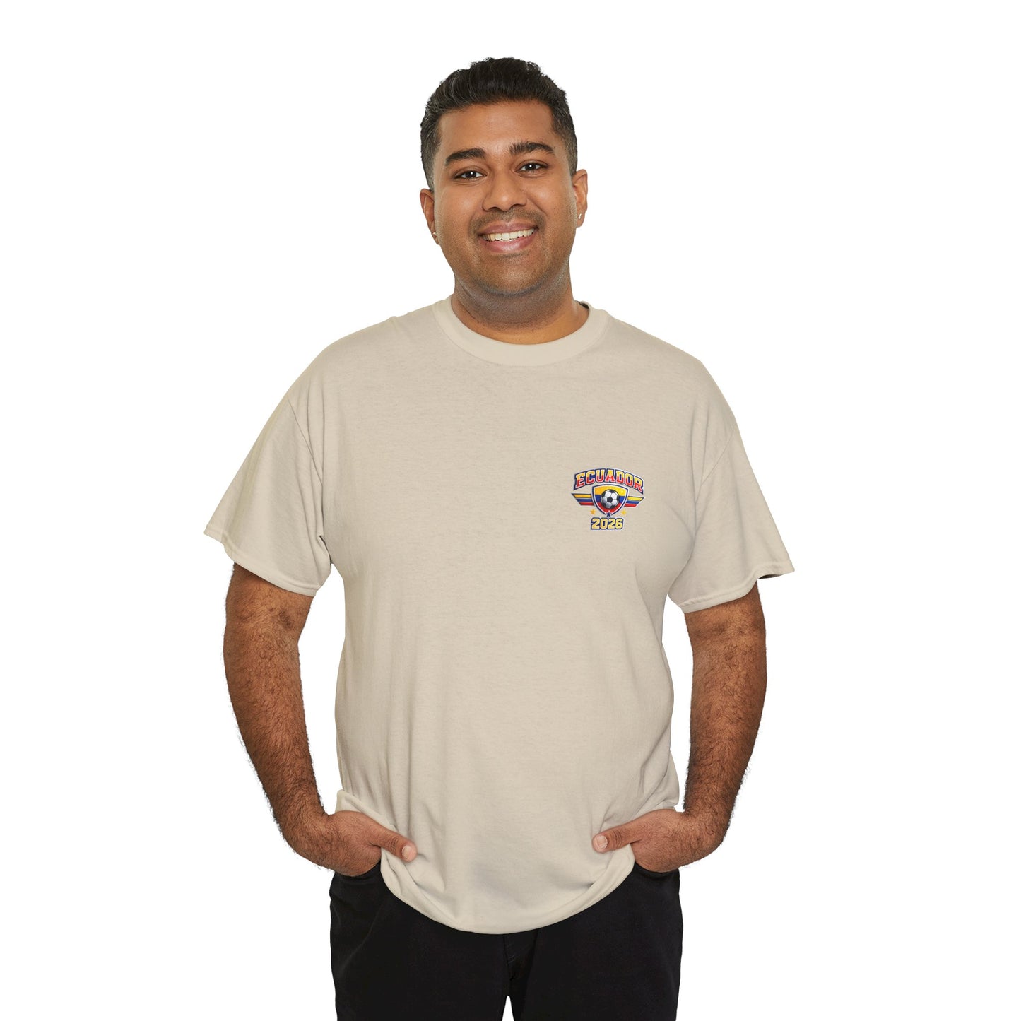 Ecuador 2026 FIFA World Cup Fan Edition – Front Crest & Championship Back Graphic T-Shirt