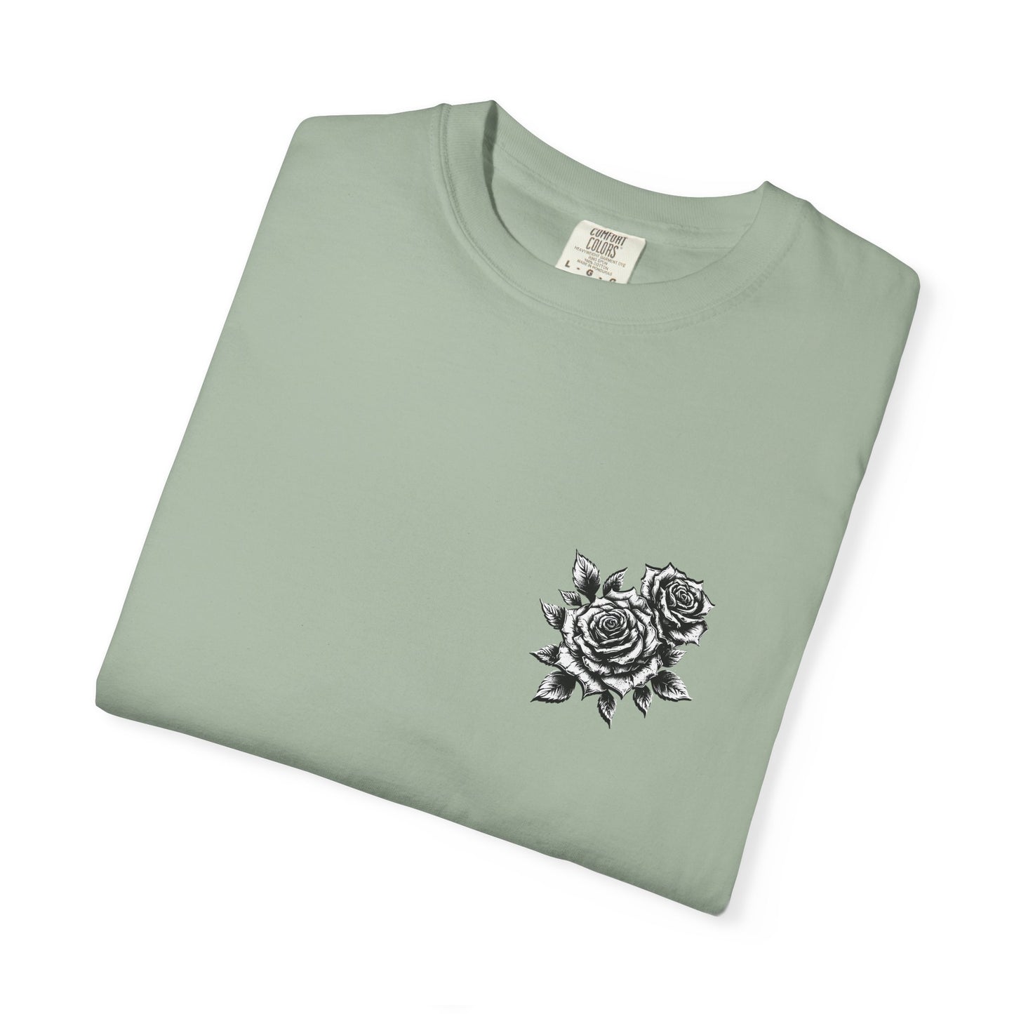 T-Shirt - Vintage Virgin Mary & Roses Graphic Tee