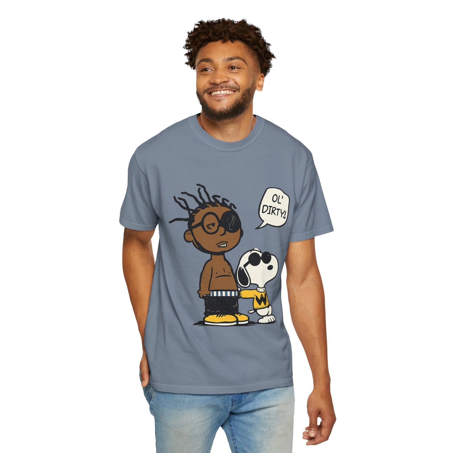 Ol' Dirty Beagle Mashup T-Shirt – Hip-Hop Inspired Cartoon Parody Streetwear Tee